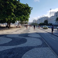 Photo taken at Calçadão de Copacabana by Samuel N. on 4/13/2019