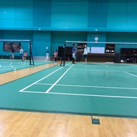 Photo taken at RBSC Badminton Court by Bay V. on 4/8/2018