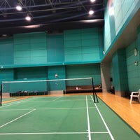 Photo taken at RBSC Badminton Court by Bay V. on 9/8/2019