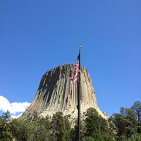 Photo taken at Devils Tower National Monument by Laurie N. on 7/17/2013