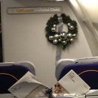 Photo taken at Lufthansa Flight LH 501 by Francesco V. on 12/13/2012