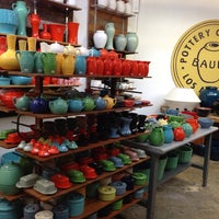 Photo taken at Bauer Pottery Showroom by Michelle H. on 6/2/2013