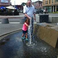 Photo taken at Fountain Square Fountain by Frank B. on 8/1/2013
