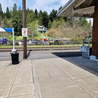 Photo taken at Amtrak Station (EUG) by Brett W. on 4/9/2022