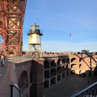 Photo taken at Fort Point Lighthouse by Vera on 12/9/2017
