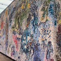 Photo taken at Chagall Mosaic, &amp;quot;The Four Seasons&amp;quot; by Vera on 11/9/2018