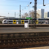 Photo taken at Bahnhof Köln Messe/Deutz by Katharina -. on 4/26/2013