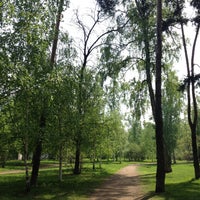 Photo taken at Berezovaya Roshcha Park by Dinara Z. on 5/13/2013