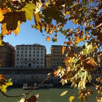 Photo taken at Lungotevere by Dinara Z. on 11/28/2015