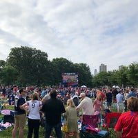 Photo taken at Lincoln Park S. Fields by Jonathan F. on 7/7/2019