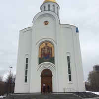 Photo taken at Храм Успения Пресвятой Богородицы (Блокадный храм) by Bogolubov A. on 4/16/2017