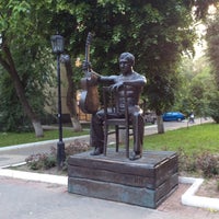 Photo taken at Памятник Владимиру Высоцкому by Alexander F. on 5/30/2018