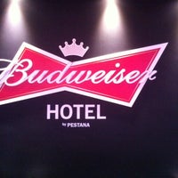 Photo taken at Budweiser Hotel by Jean-Yves L. on 6/13/2014
