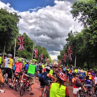Photo taken at Prudential RideLondon by Jess F. on 8/3/2013