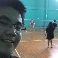 Photo taken at Joe Joke Badminton court 52/2 by Changpchr on 9/29/2015