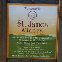 รูปภาพถ่ายที่ St. James Winery โดย Colleen D. เมื่อ 4/23/2017