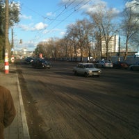 Photo taken at Остановка &amp;quot;Московское шоссе&amp;quot; by Александр В. on 10/14/2012