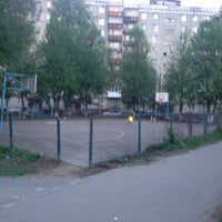 Photo taken at Баскетбольная Площадка Русь by Artem P. on 5/14/2013