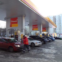 Photo taken at Shell by Alex K. on 1/26/2013