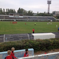 Photo taken at Стадион «Трактор» by Oleg on 9/1/2013
