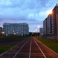 Photo taken at Школьный стадион by Egor O. on 8/21/2013