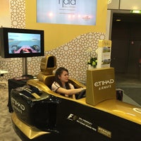 Photo taken at Etihad F1 Simulator @ ITB by cmike on 3/13/2016