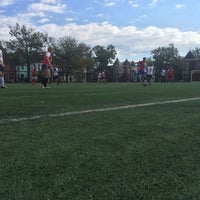 Photo taken at Tubman Elementary School Soccer Field by Jen S. on 10/23/2016