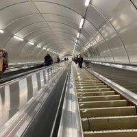 Photo taken at metro Mayakovskaya by Sweet H. on 1/19/2022