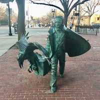 Photo taken at Edgar Allan Poe Statue by Brad S. on 2/20/2018