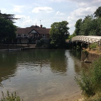 Photo taken at Cookham Bridge by Jon J. on 7/14/2013