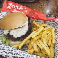 Photo taken at Zark&amp;#39;s Burgers by Claire Z. on 5/17/2017