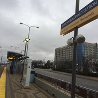 Photo taken at American Boulevard LRT Station by Ross S. on 3/6/2017