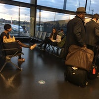 Photo taken at Gate F27 by Selcuk B. on 10/13/2016