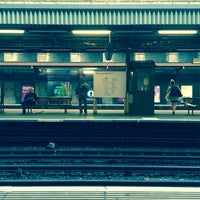 Photo taken at Barbican London Underground Station by Paul A. on 4/5/2017