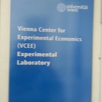 Photo taken at Vienna Center for Experimental Economics by Elçin Y. on 6/4/2014