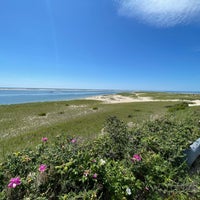 Photo taken at Chatham Lighthouse Beach by Sally J. on 6/24/2022