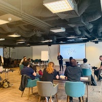 Photo taken at Impact Hub Bucharest by Claudia I. on 3/26/2019