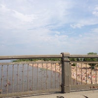 Photo taken at Саратовский мост by Dashulya on 7/6/2013