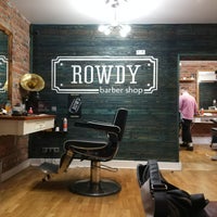 Photo taken at ROWDY Barber Shop by Alex O. on 4/14/2018
