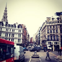 Photo taken at Ludgate Circus by Richard C. on 2/23/2013