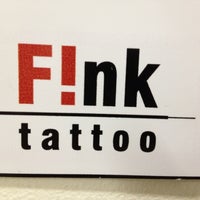 Photo taken at Fink Tattoo by Max S. on 10/17/2012