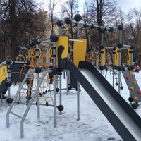 Photo taken at Парк Генерала Жадова by Вячеслав С. on 1/16/2015