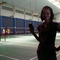 Photo taken at Lapangan Badminton Patra by Bagus S. on 2/24/2013