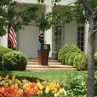 Photo taken at White House Spring Garden Tour by Cindy L. on 4/27/2015