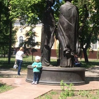 Photo taken at Памятник Петру и Февронии by Анастасия П. on 6/3/2016