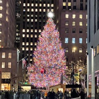 Photo taken at Rockefeller Center Christmas Tree by Tom M. on 1/12/2024