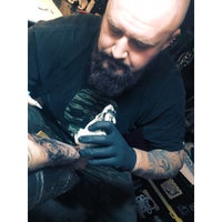 Photo taken at Krol Body Tattoo &amp;amp; Piercing by Aga D. on 3/11/2015