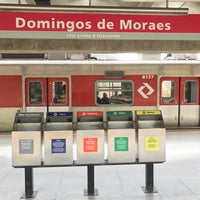 Photo taken at Estação Domingos de Moraes (CPTM) by Bruno M. on 8/1/2017