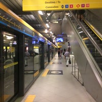 Photo taken at Paulista Station (Metrô) by Bruno M. on 12/23/2016