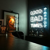 Photo taken at Good &amp;amp; Bad Times Tattoo Studio by Shawn B. on 12/16/2012